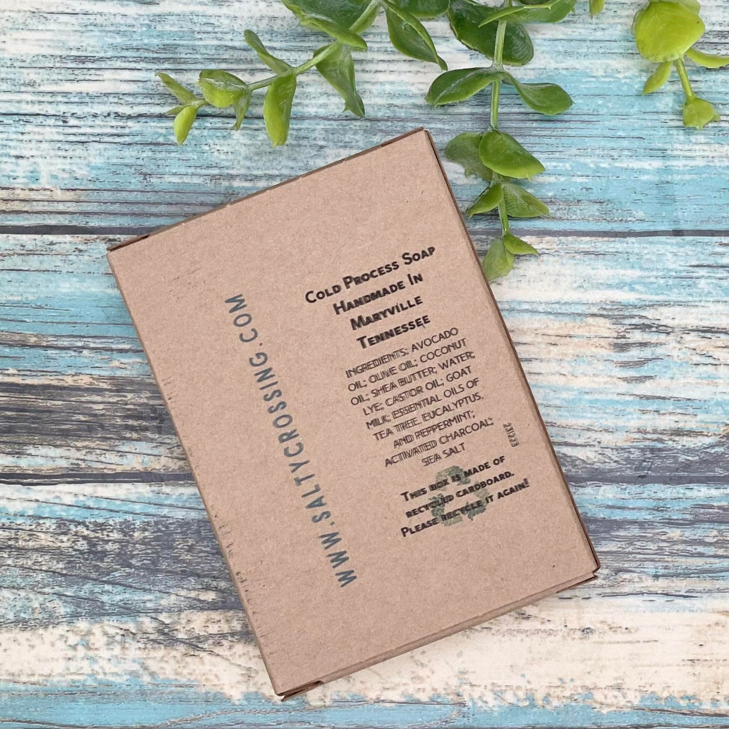 Back off soap box with ingredients list