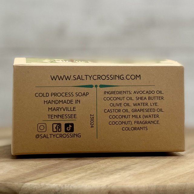 Evergreen | Vegan Artisan Soap | Fraser Fir Scent | Deer in Snow Design | Handmade in Tennessee