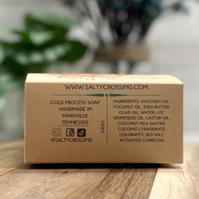 fall pumpkin artisan soap box with ingredient list