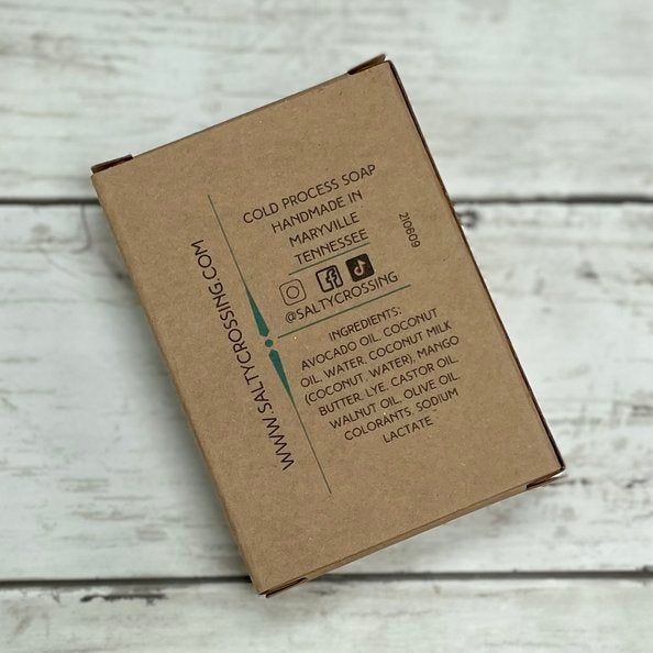 forgotten fragrance unscented coconut milk soap back of box