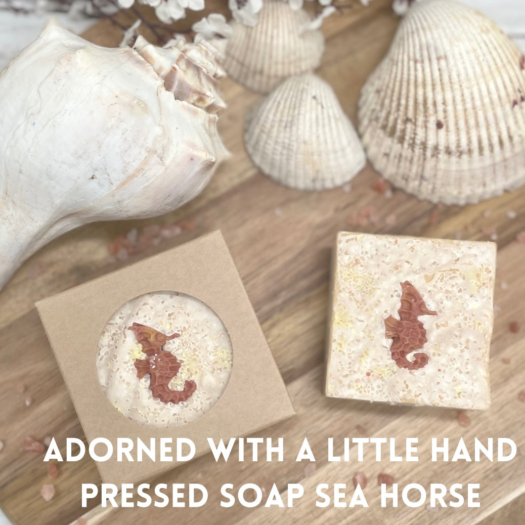 Sunshine | Salt & Clay Artisan Soap | Fancy Spa Bath Bar | Orange Anise Scent | Handmade in Tennessee