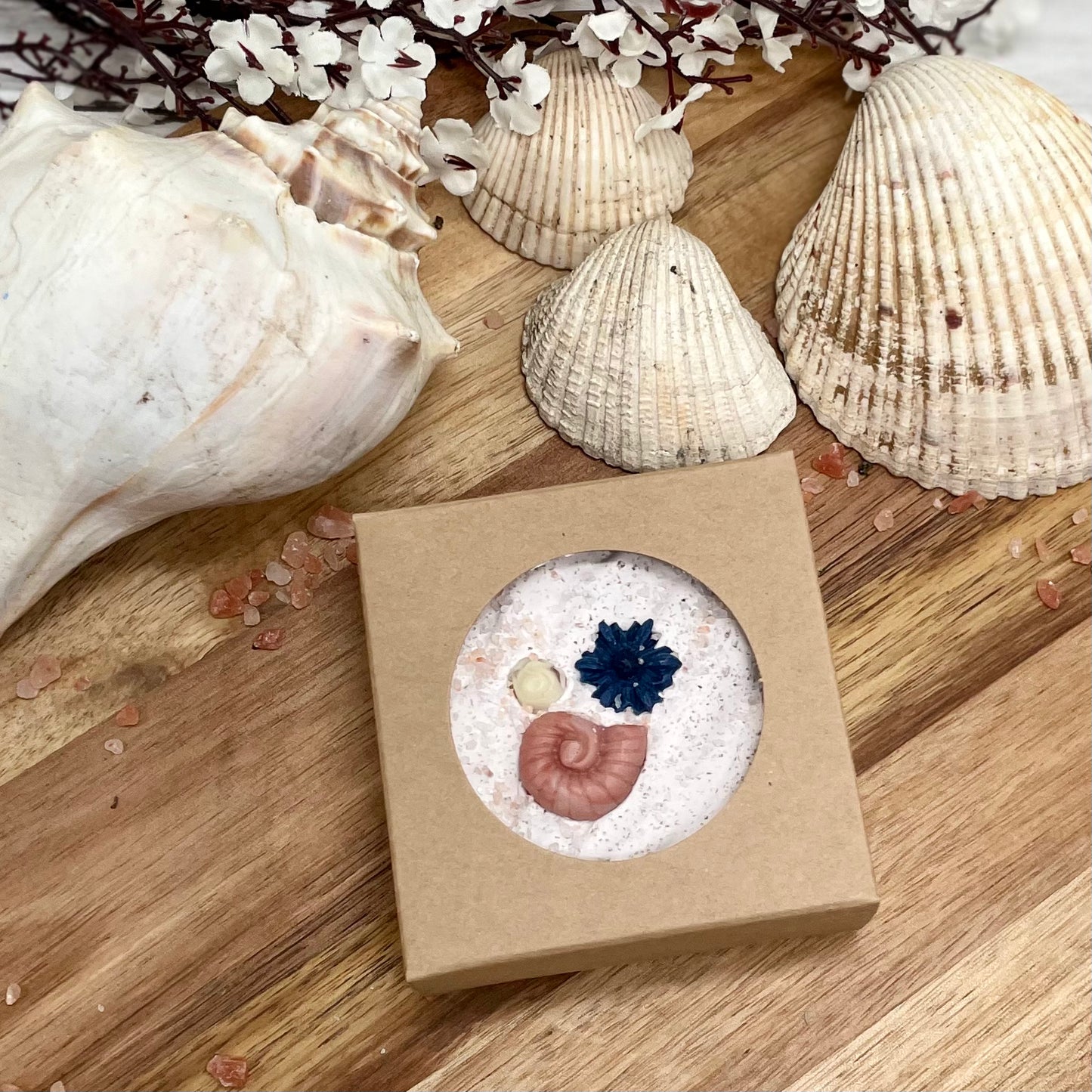 Seaside Garden | Salt & Clay Artisan Soap | Fancy Spa Bar | Lavender Mint Scent | Handmade in Tennessee