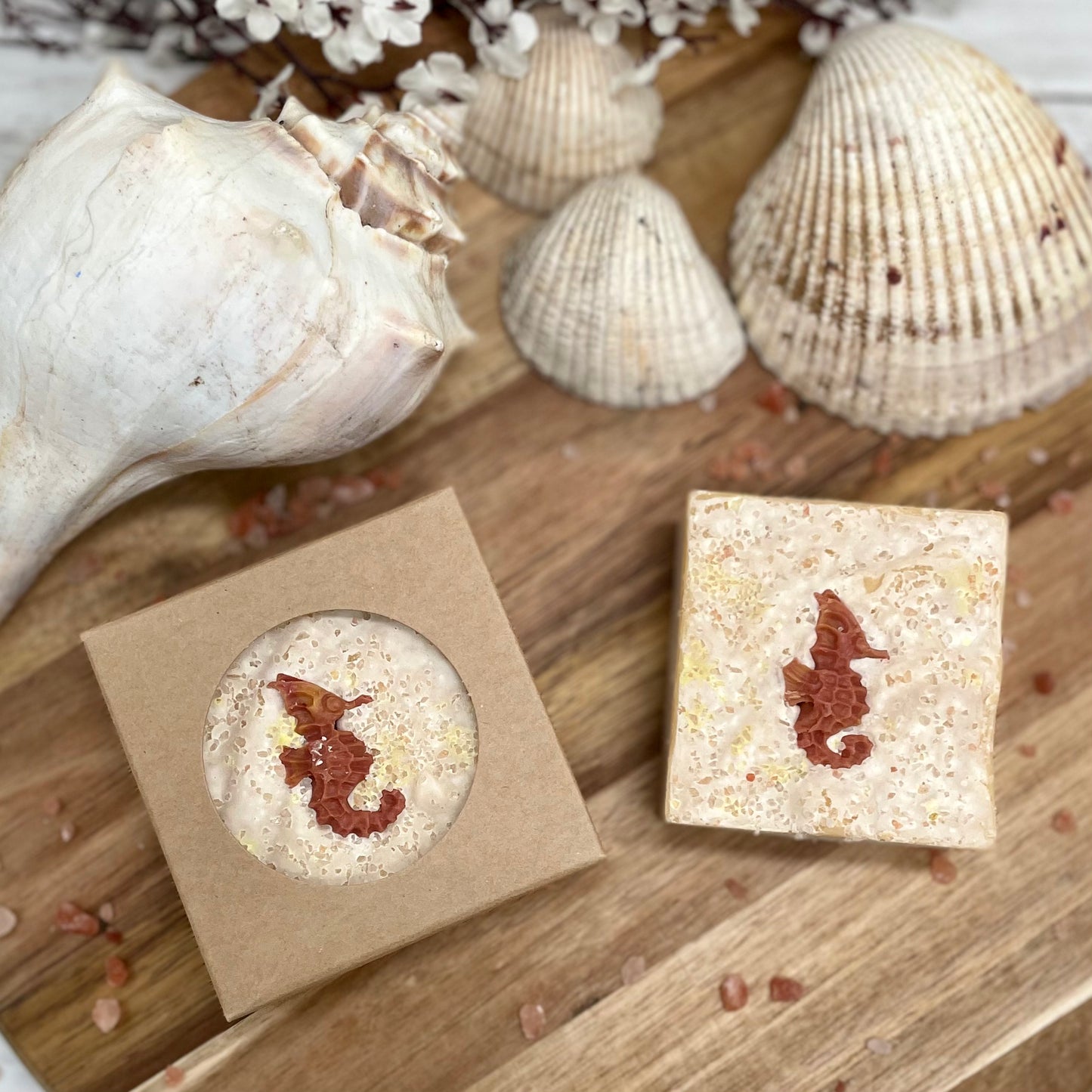 Sunshine | Salt & Clay Artisan Soap | Fancy Spa Bath Bar | Orange Anise Scent | Handmade in Tennessee
