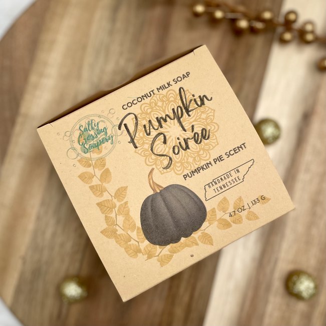 Pumpkin Soirée | Coconut Milk Artisan Soap | Fancy Bath Bar | Handmade in Tennessee