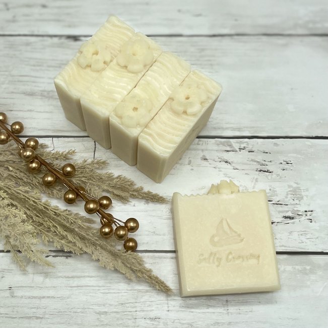 unscented fancy coconut milk soap