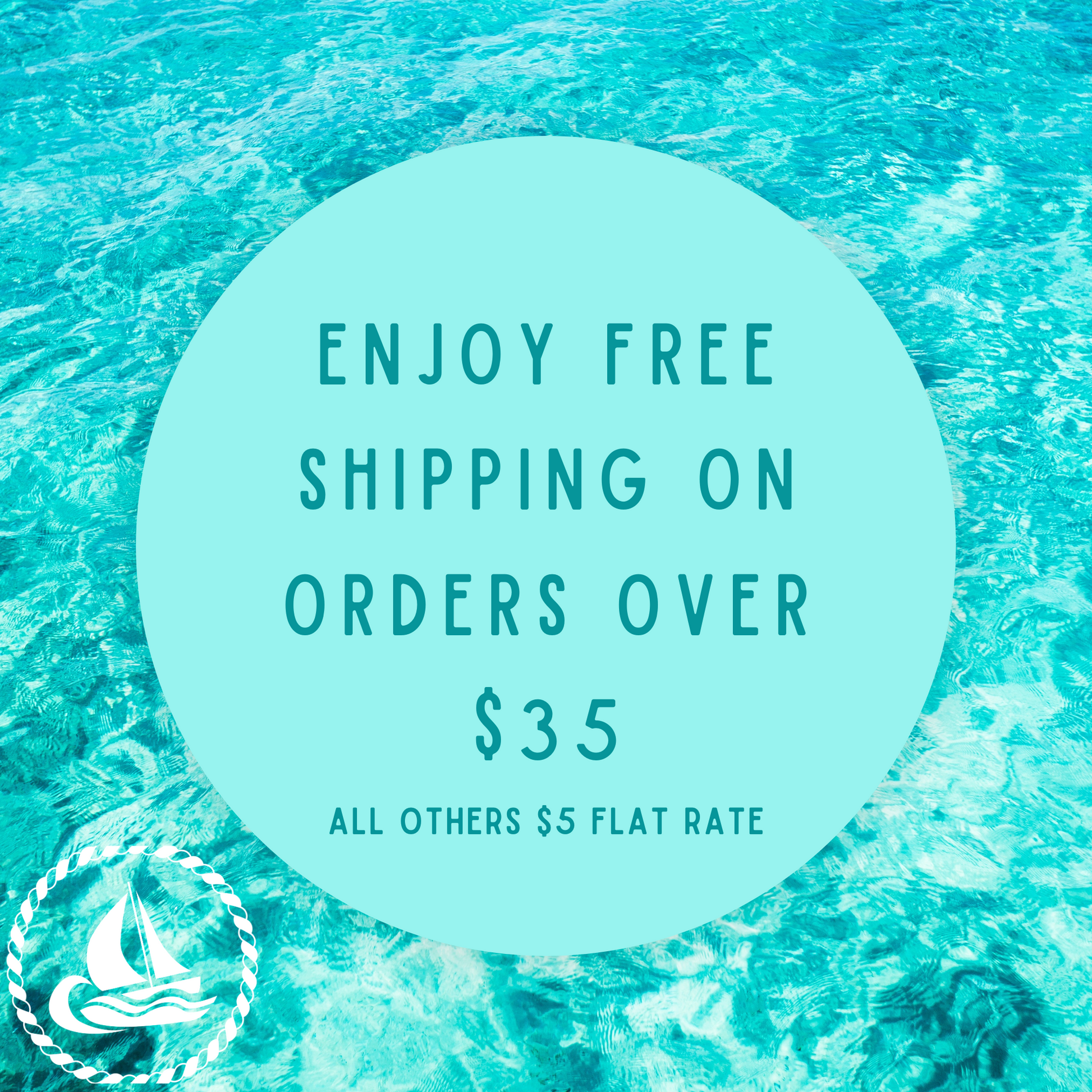 Graphic: enjoy free shipping on orders over $35