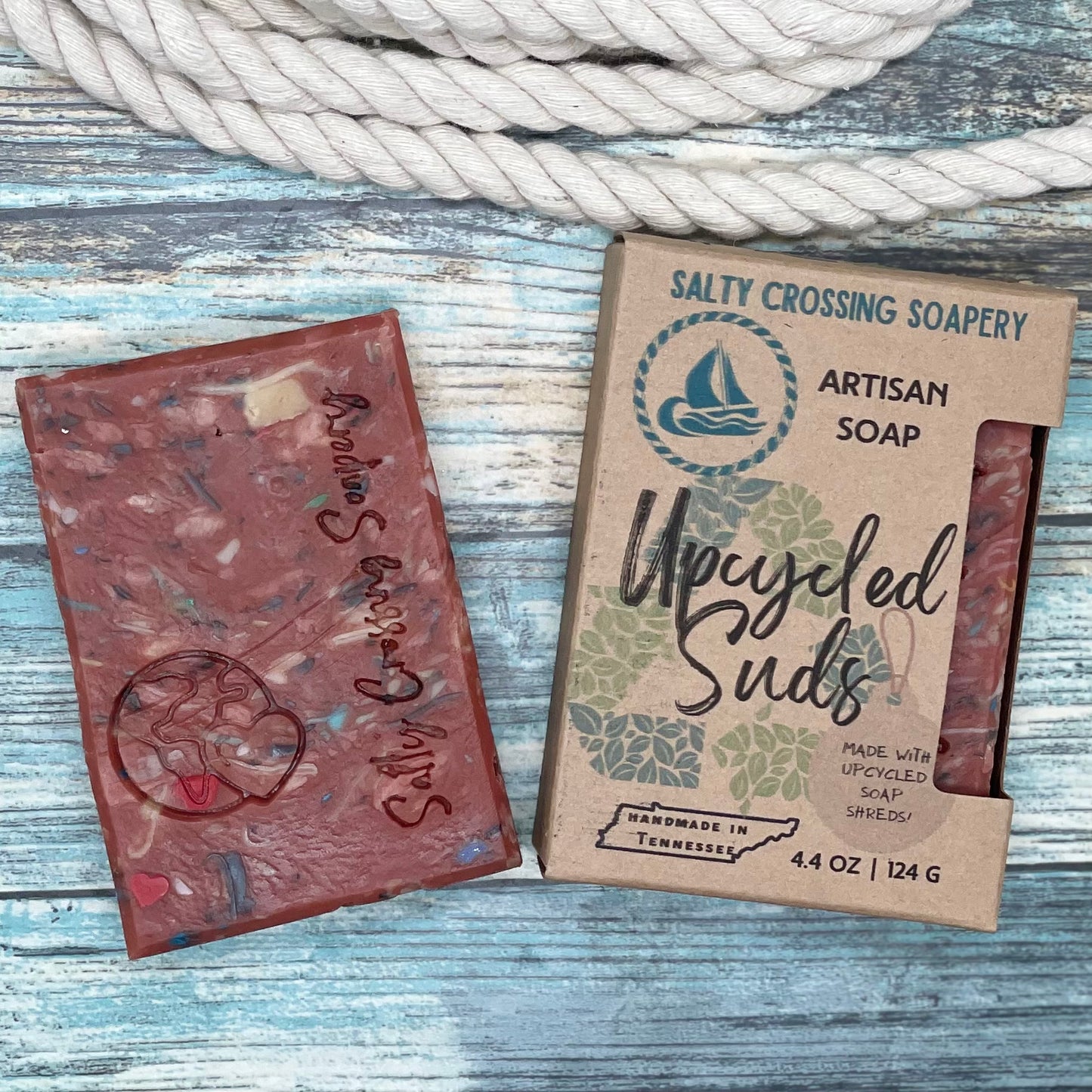 Upcycled Suds Soap | Eco-friendly Body Bar with Plastic Free Packaging and Shipping | Zero Waste, Eco-Conscious, Sustainable, Earth-Friendly