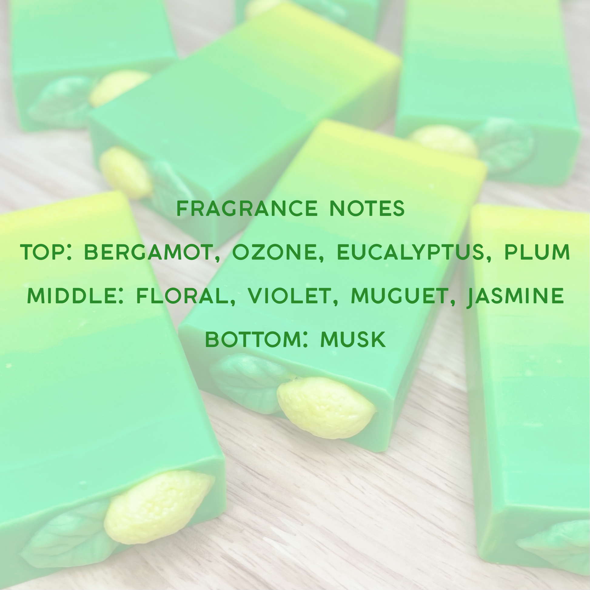 Lush lemon soap bar fragrance notes graphic