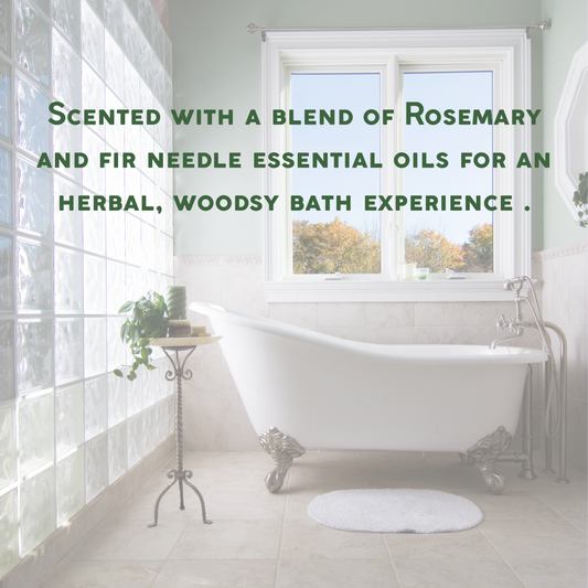 Rosemary & Fir Luxury Bath Soak | Salts, Goat Milk & Colloidal Oatmeal | Handmade in Tennessee