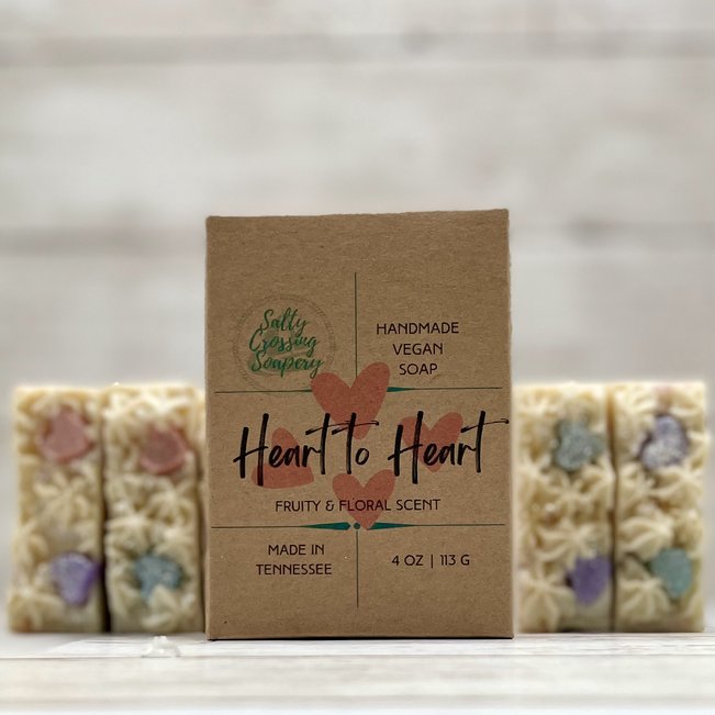 heart to heart soap box. handmade in tennessee. 