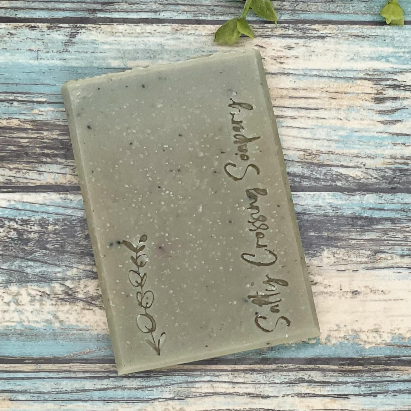 Eucalyptus Mint Soap | All Natural Artisan Bath or Shower Bar | Handmade with Shea Butter, Coconut Milk | Earth & Vegan Friendly, Zero Waste