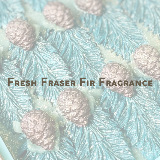 Evergreen | Vegan Artisan Soap | Fraser Fir Scent | Deer in Snow Design | Handmade in Tennessee