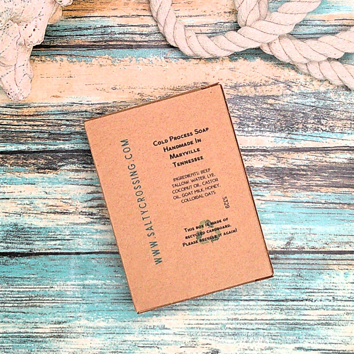 Honey & Oats | Tallow & Goat Milk Artisan Soap | All Natural Bath Bar | Unscented | Handmade in Tennessee