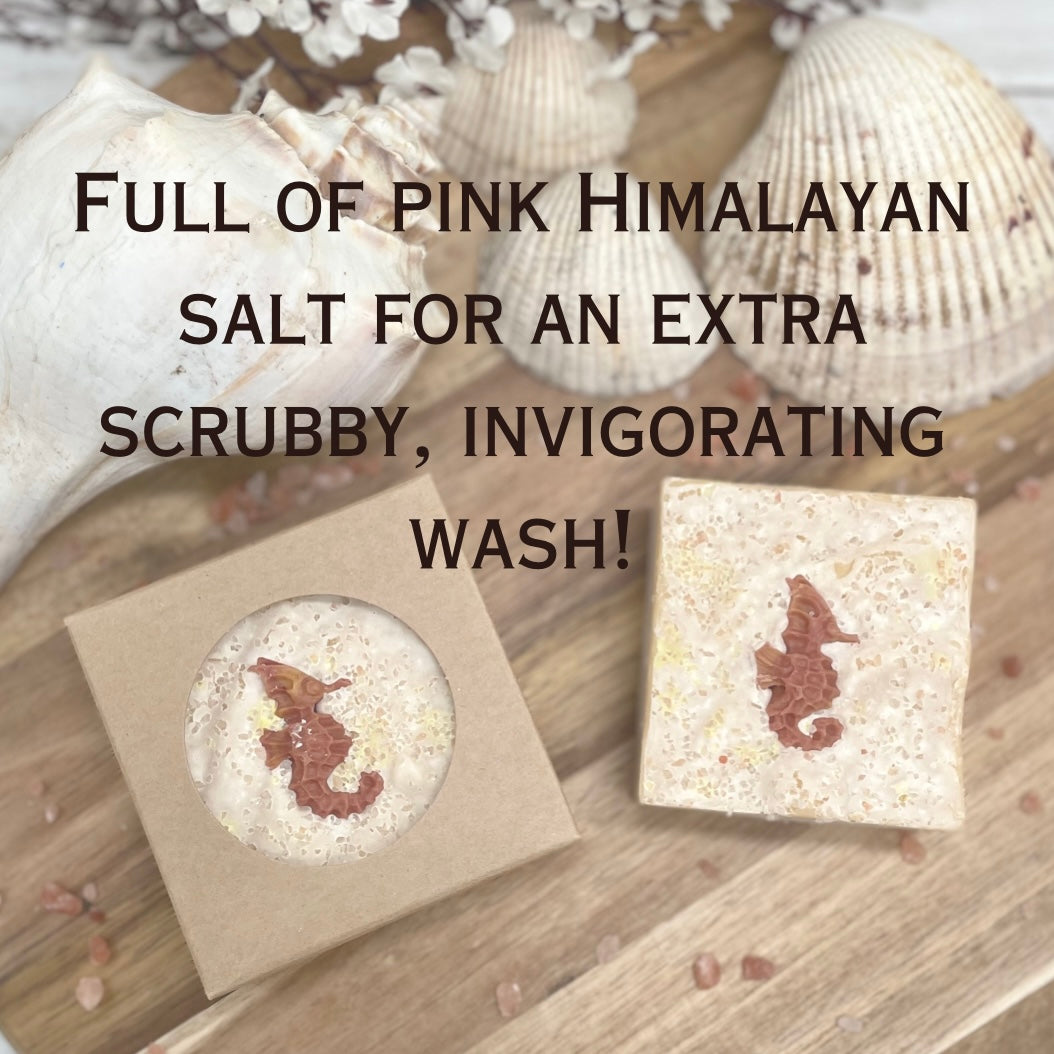 Sunshine | Salt & Clay Artisan Soap | Fancy Spa Bath Bar | Orange Anise Scent | Handmade in Tennessee