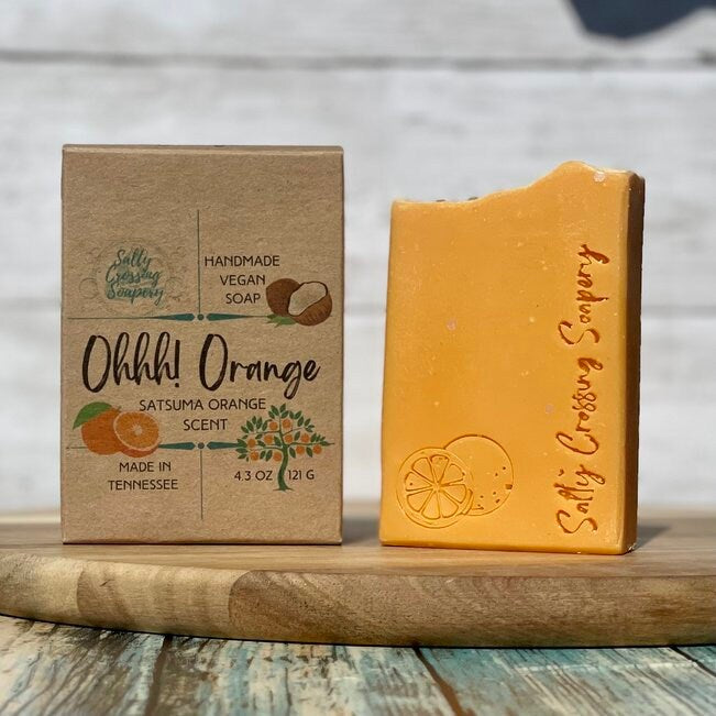 ohhh! orange soap with box