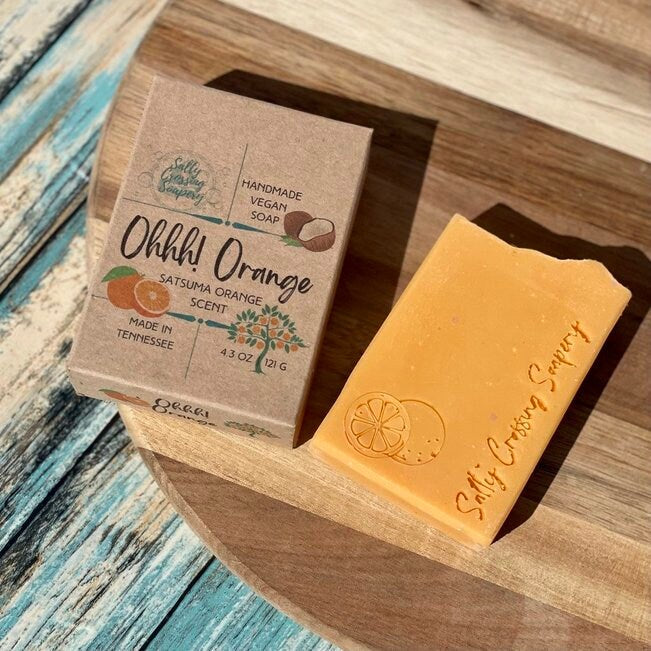 ohhh! orange soap with box