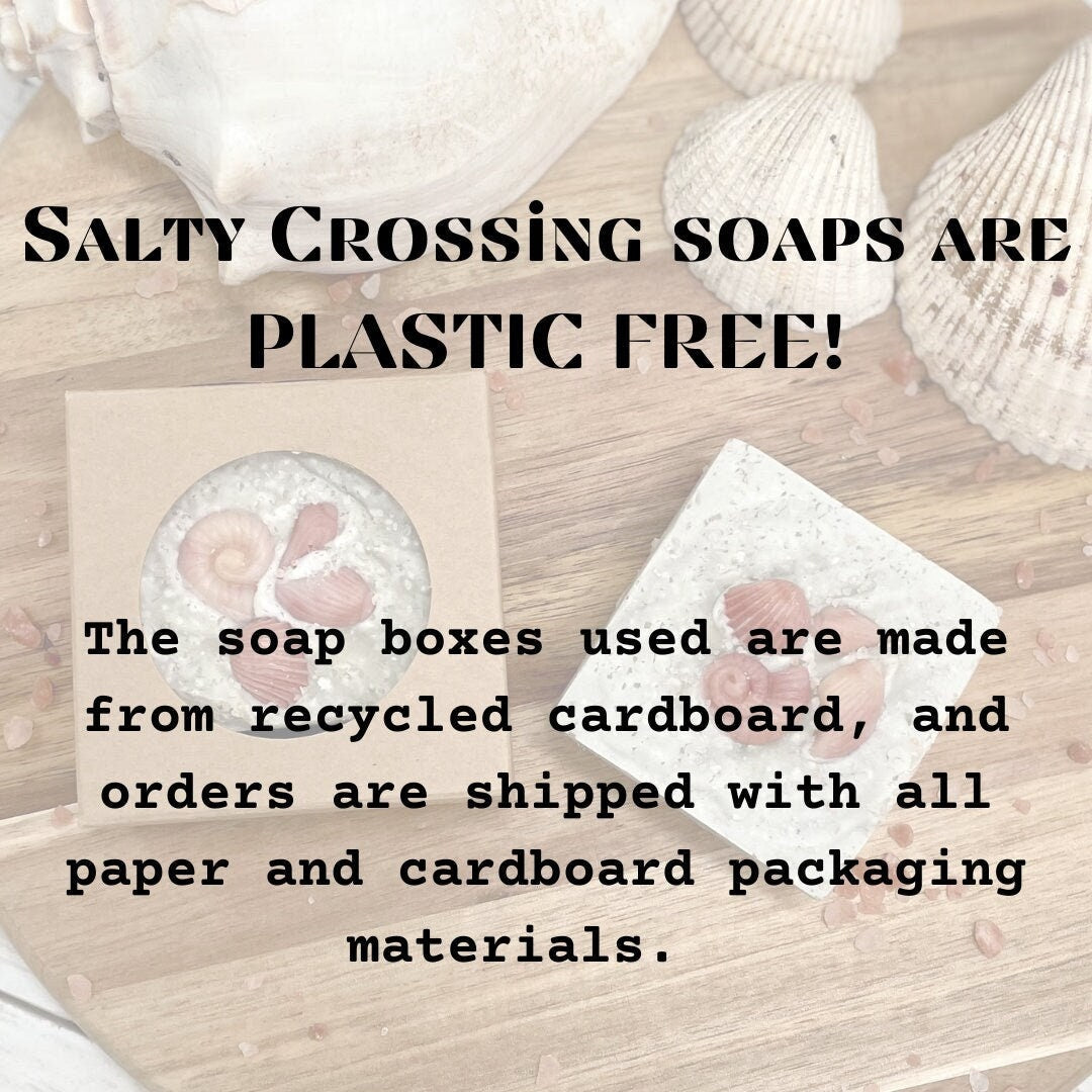 Plastic free packaging and shipping graphic