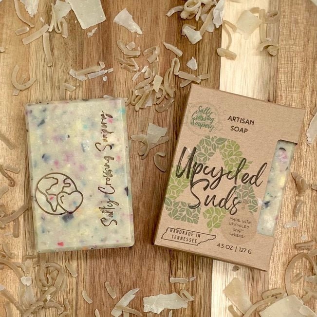 upcycled suds artisan soap bar